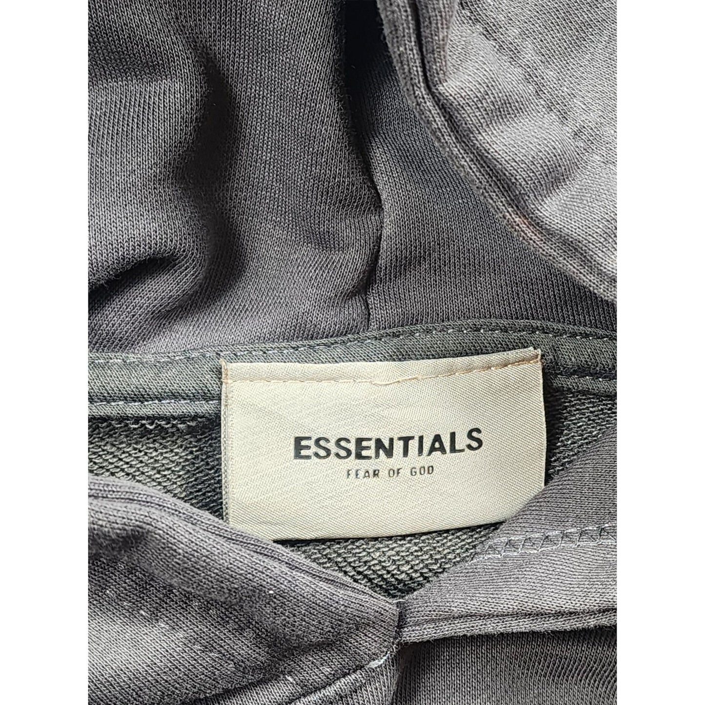 Fear of God Essentials Hoodie Mens Medium Gray Pullover Sweatshirt Streetwear