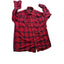 Roper Shirt Men XL Red Plaid Flannel Long Sleeve Western Snap Cowboy Rodeo Ranch
