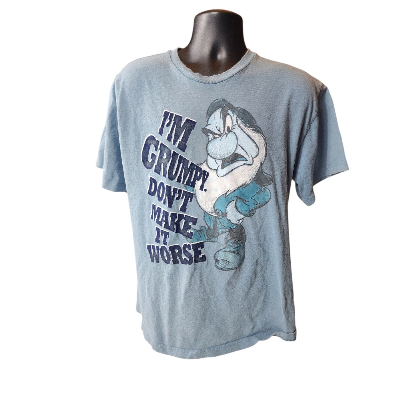 Disney Grumpy T Shirt Mens Large Womens XL Tee Funny Grumpy Don’t Make It Worse