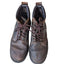Caterpillar Work Boots Mens 10.5 Brown Leather Steel Toe Safety Oil Resistant