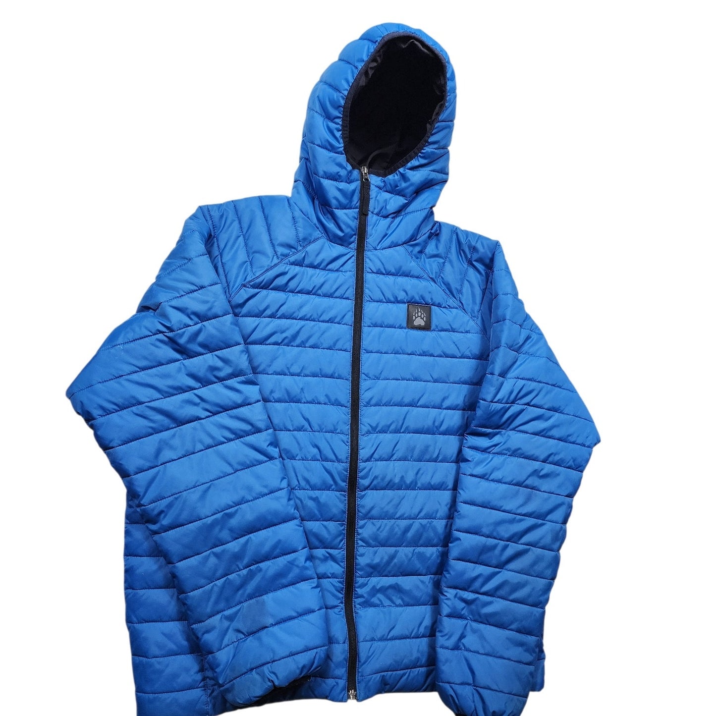 Duluth Trading Alaskan Hardgear Puffer Jacket Mens Large Hooded Quilted Gorpcore