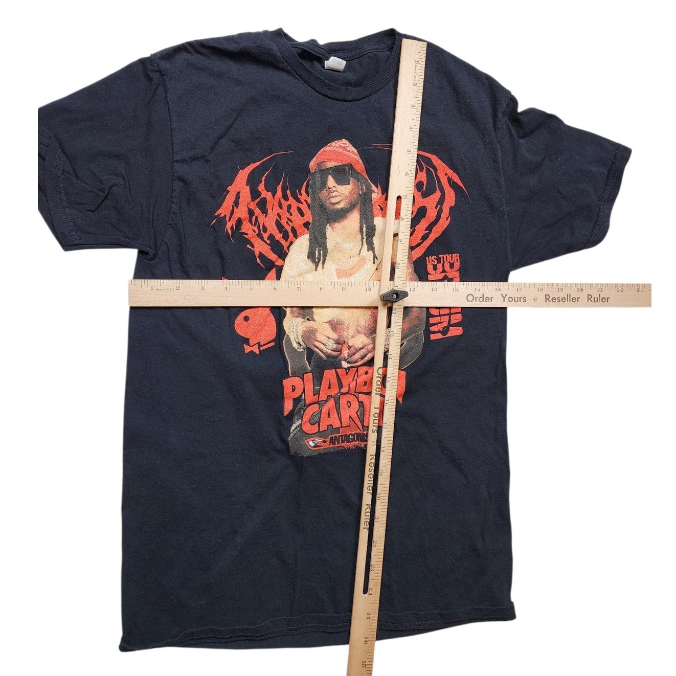 Fruit of the Loom Playboi Carti Rap Tee Small Tour Shirt Graphic Concert Tee