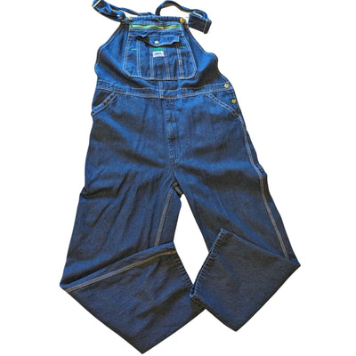 Liberty Denim Overalls Men 40x30 Workwear Bib Carpenter Style Utility Adjustable