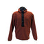 North Face Hoodie Mens Medium Pullover Fleece Jacket Rust Brown Kangaroo Pocket