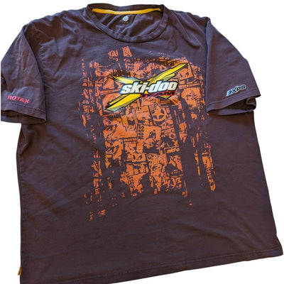 Ski Doo Team Graphic T Shirt Men XXL Snowmobile Motocross ROTAX Powersport Tee