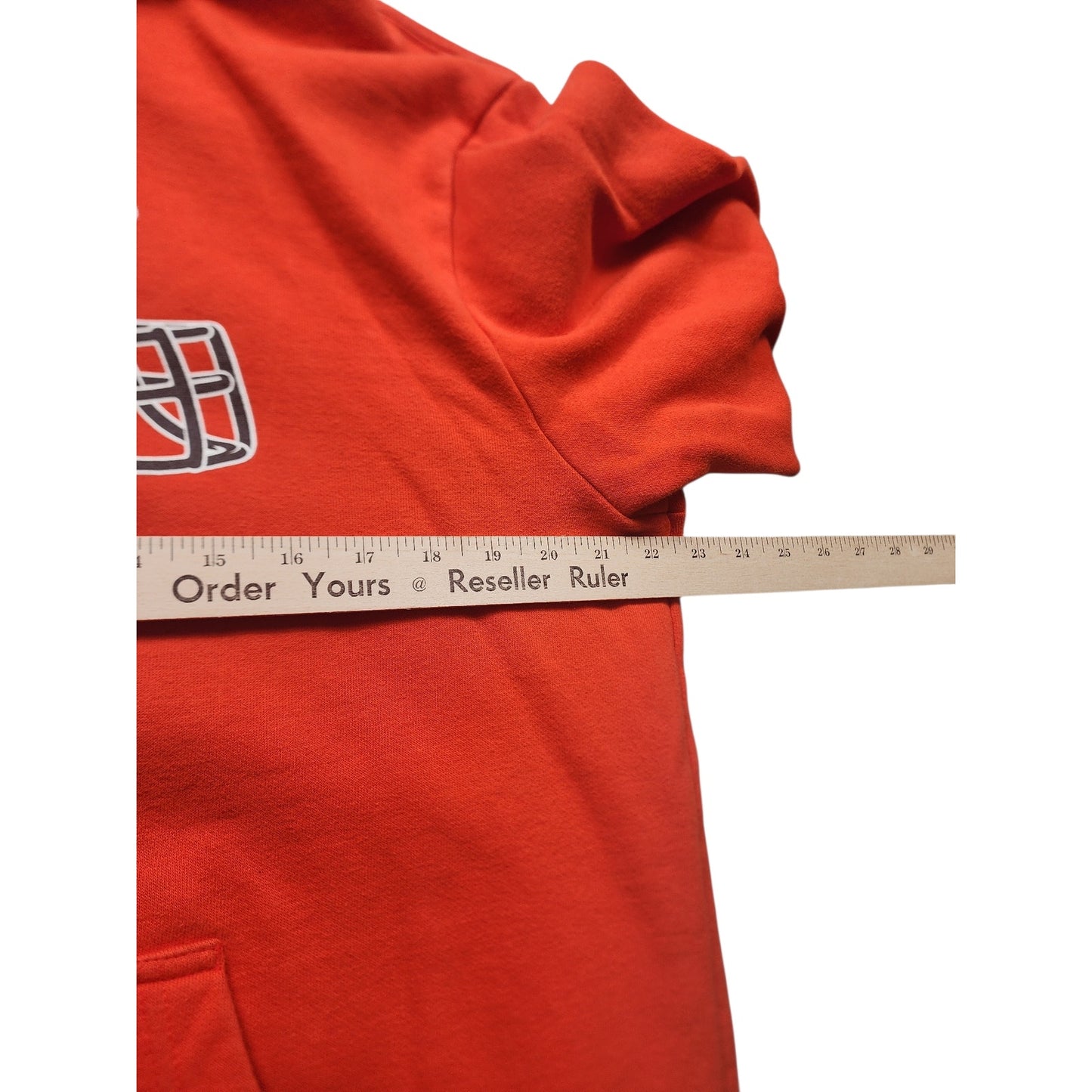 NFL Team Apparel Cleveland Browns Hoodie Mens Large Orange Pullover Sweatshirt