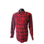 Roper Shirt Men XL Red Plaid Flannel Long Sleeve Western Snap Cowboy Rodeo Ranch
