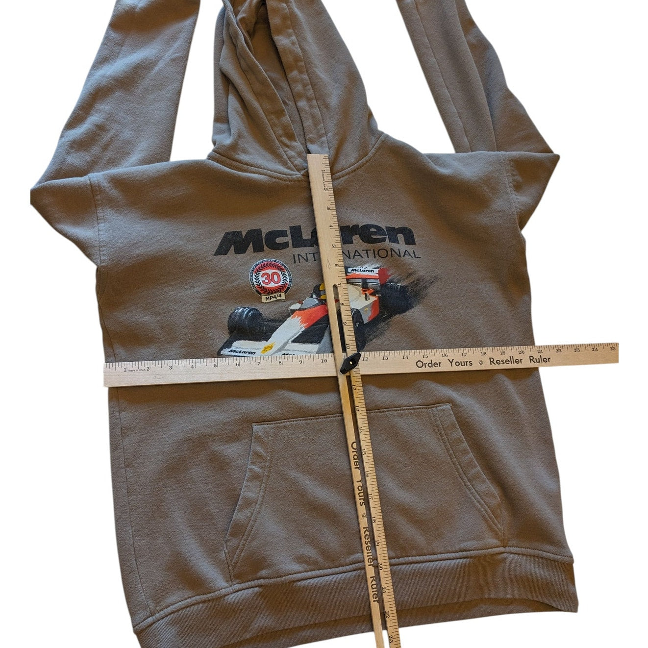 McLaren International Hoodie Mens Small Womens Medium Racing Car F1 Sweatshirt