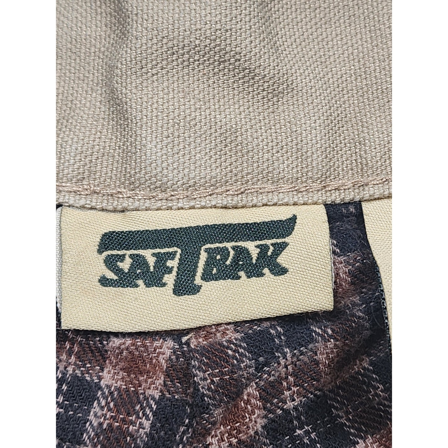 SAF BAK Canvas Lined Work Pants 36x32 Heavy Duty Cargo Rugged Utility Trousers