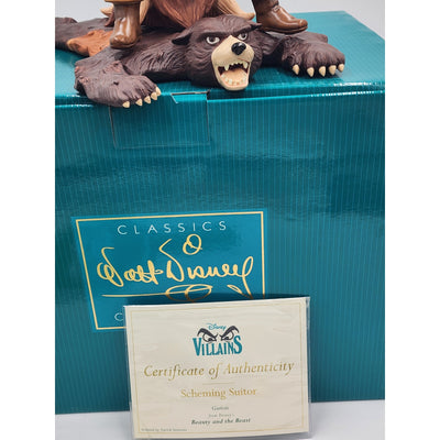 WDCC Gaston Scheming Suitor Beauty and the Beast Disney Villains COA Box Disney