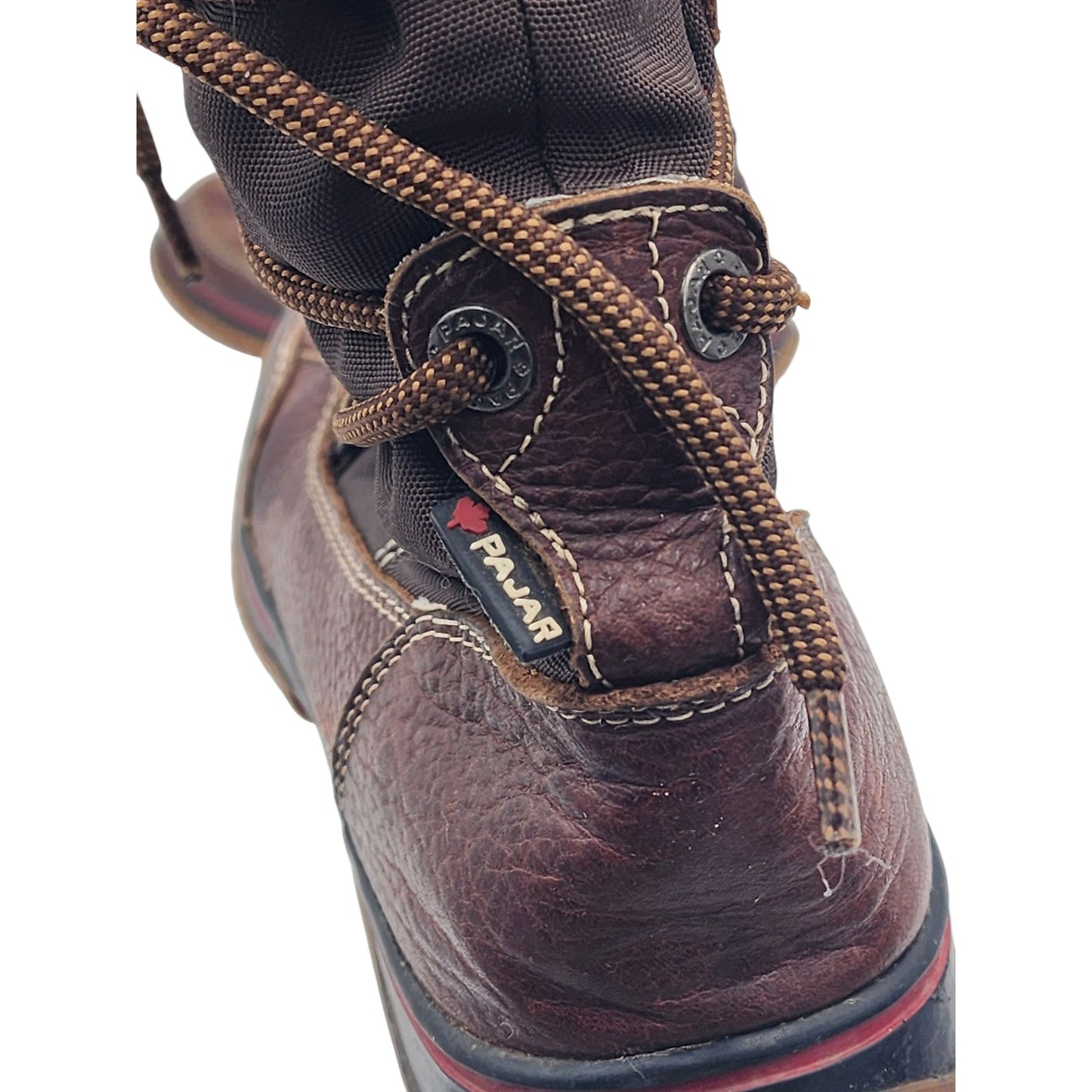 Pajar Boots Womens 7-7.5 Tall Snow Winter Hiking Leather Waterproof Fur Canada