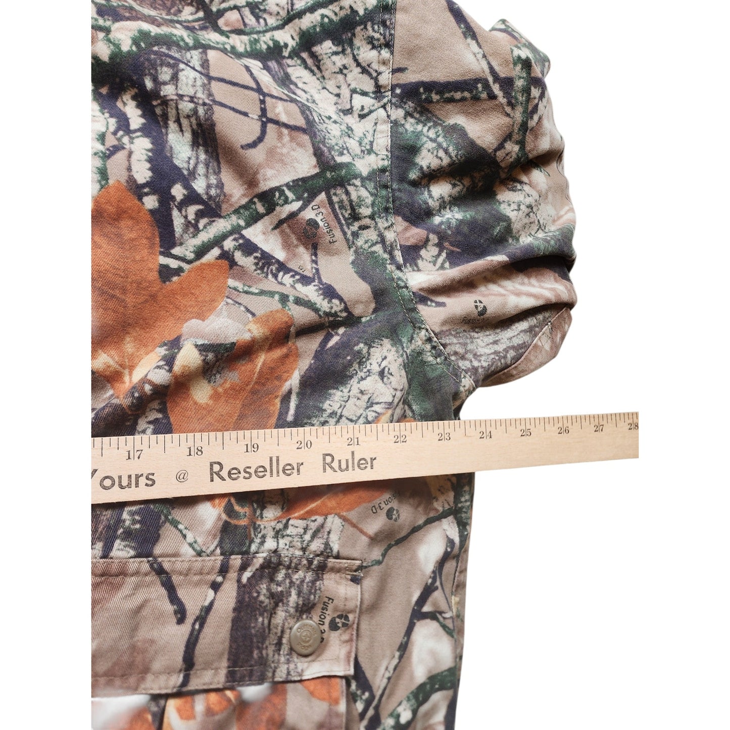 Outfitters Ridge Fusion 3D Camo Hunting Jacket Large Hooded Quilted Gorpcore Y2K
