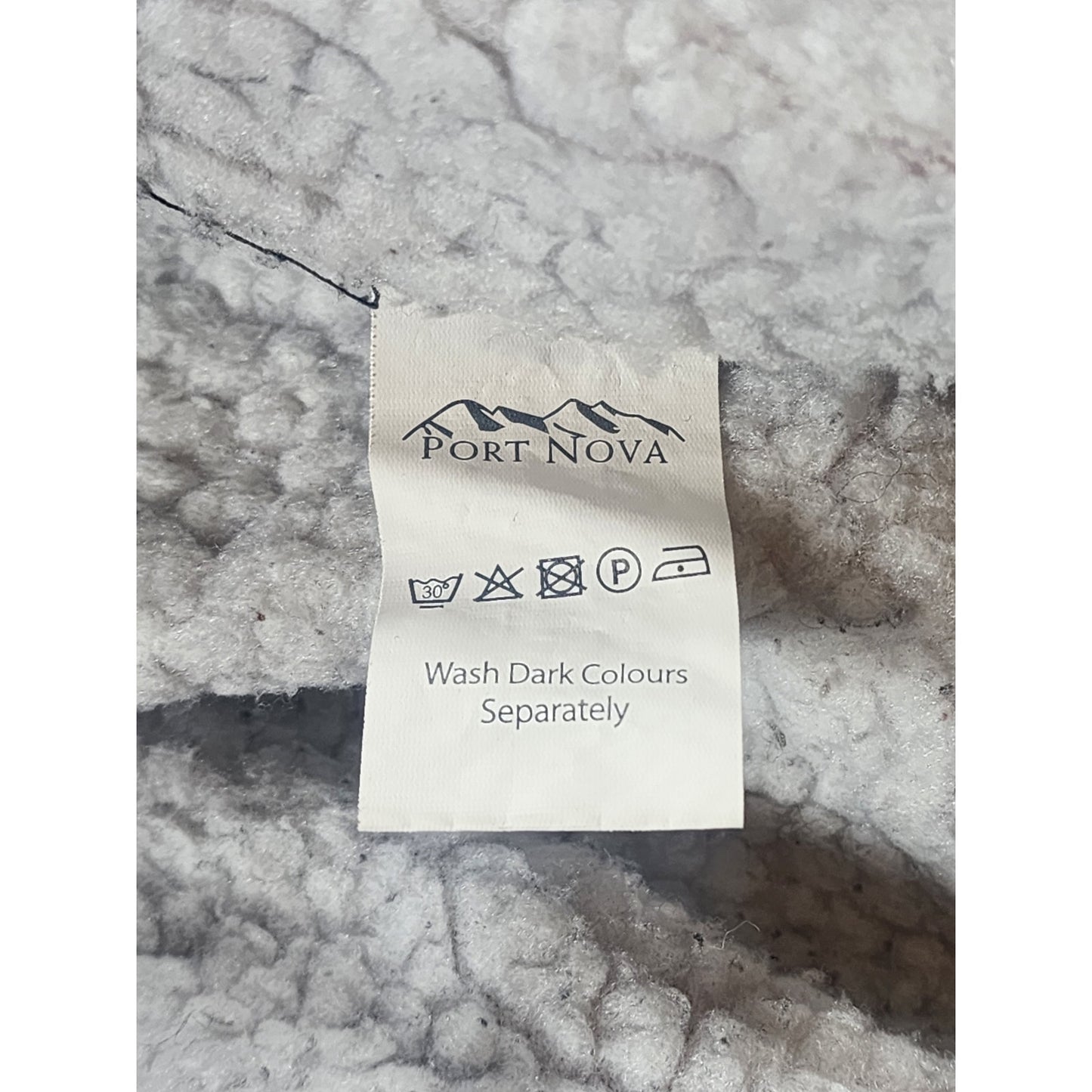 Port Nova Plaid Sherpa Zip Shirt Jacket Men XL Flannel Buffalo Hiking Lumberjack