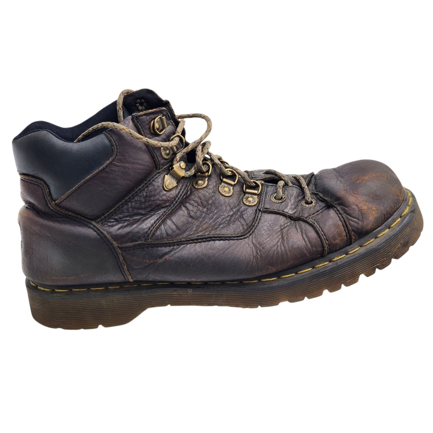 Dr Martens Boots Men 13 Steel Toe Leather Work Oil Resistant Hiking Combat 11302