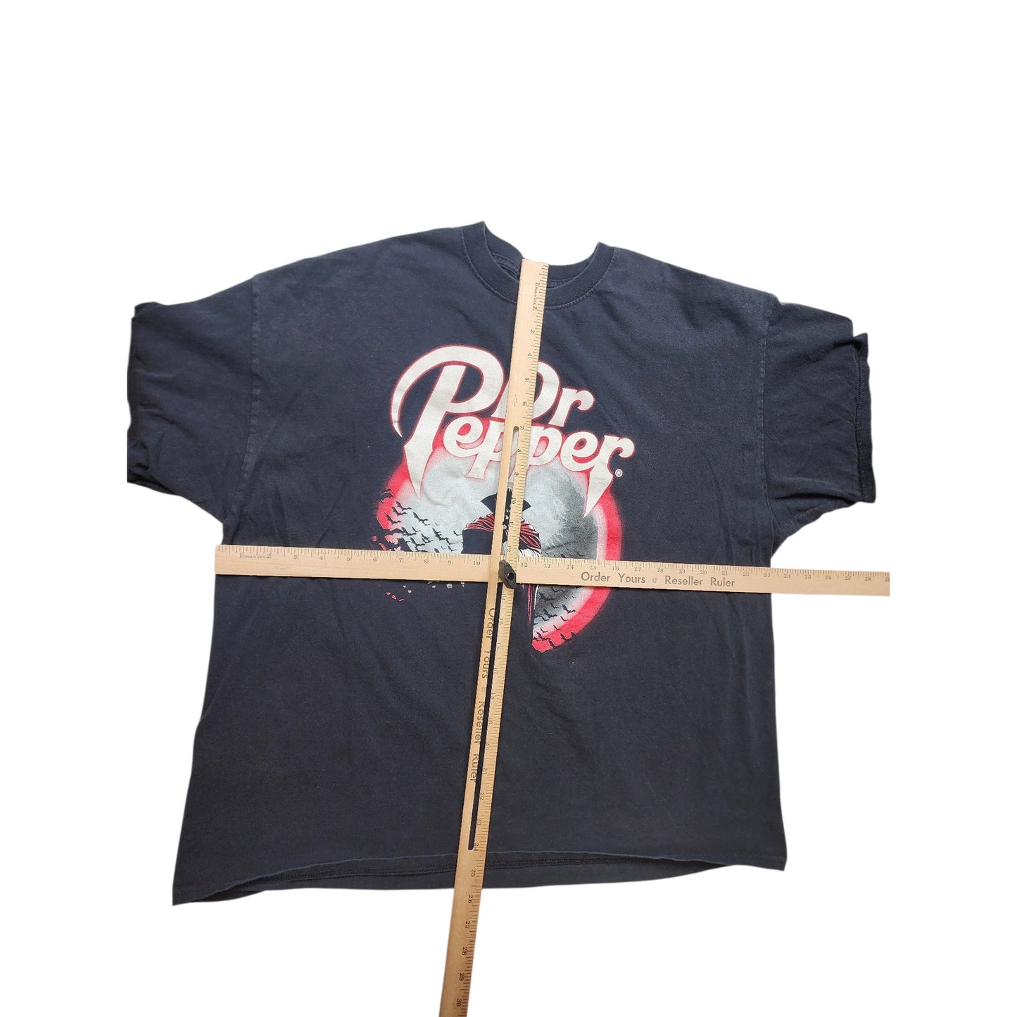 Vintage Dr Pepper Vampire T Shirt Mens Large Halloween Gothic Bats Promo Tee