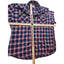 Wrangler Plaid Flannel Shirt Mens 2XL Button Western Flex Comfort Cowboy Rodeo