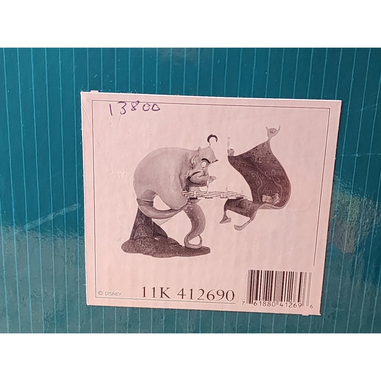 WDCC Aladdin Genie Chess Figurine I’m Losing to a Rug Figure LE Retired COA Box