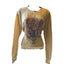 Def Leppard Pyromania Long Sleeve Thermal Top Womens Medium Band Graphic Shirt