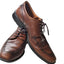 ECCO Shoes Mens 10 Leather Dress Classic Lace Up Comfort Shock Point Square Toe