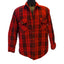 Vintage Hunters Lane Flannel Shirt Mens Medium Plaid Lumberjack Outdoor Rugged