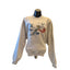 Vintage Jerzees Sweatshirt Women Large Embroidered Floral Pullover Retro 90s