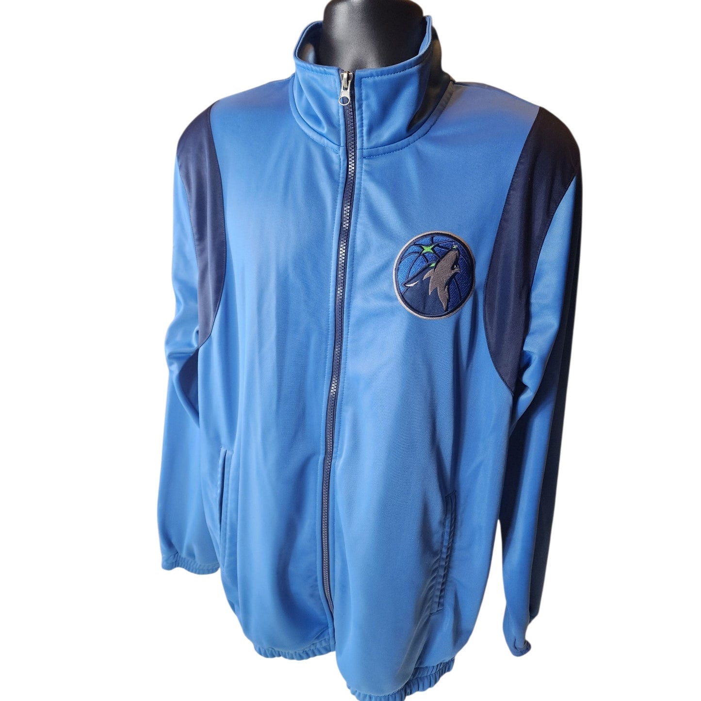 NBA Minnesota Timberwolves G-III Sports by Carl Banks Large Zip Track Jacket