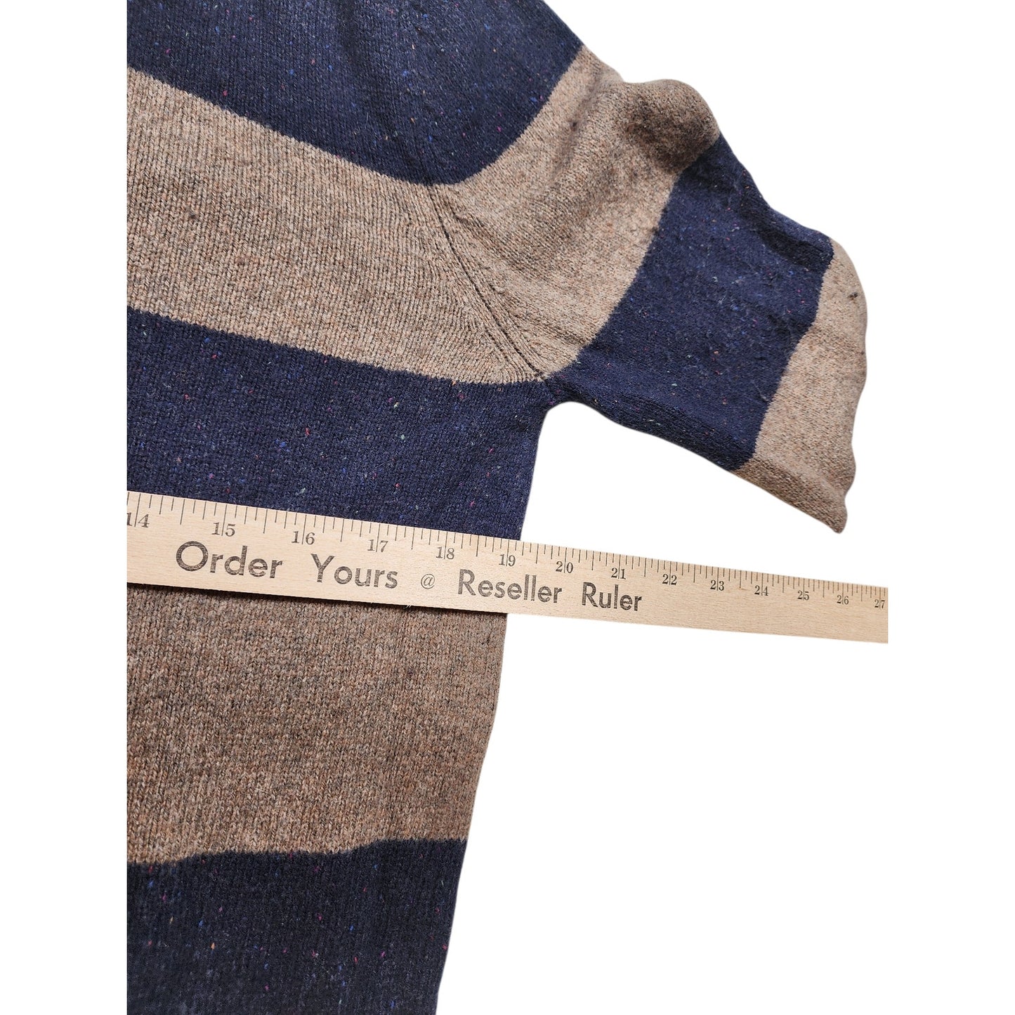 Grayson & Dunn Sweater Small Slim Medium Henley Pullover Wool Blend Button Neck