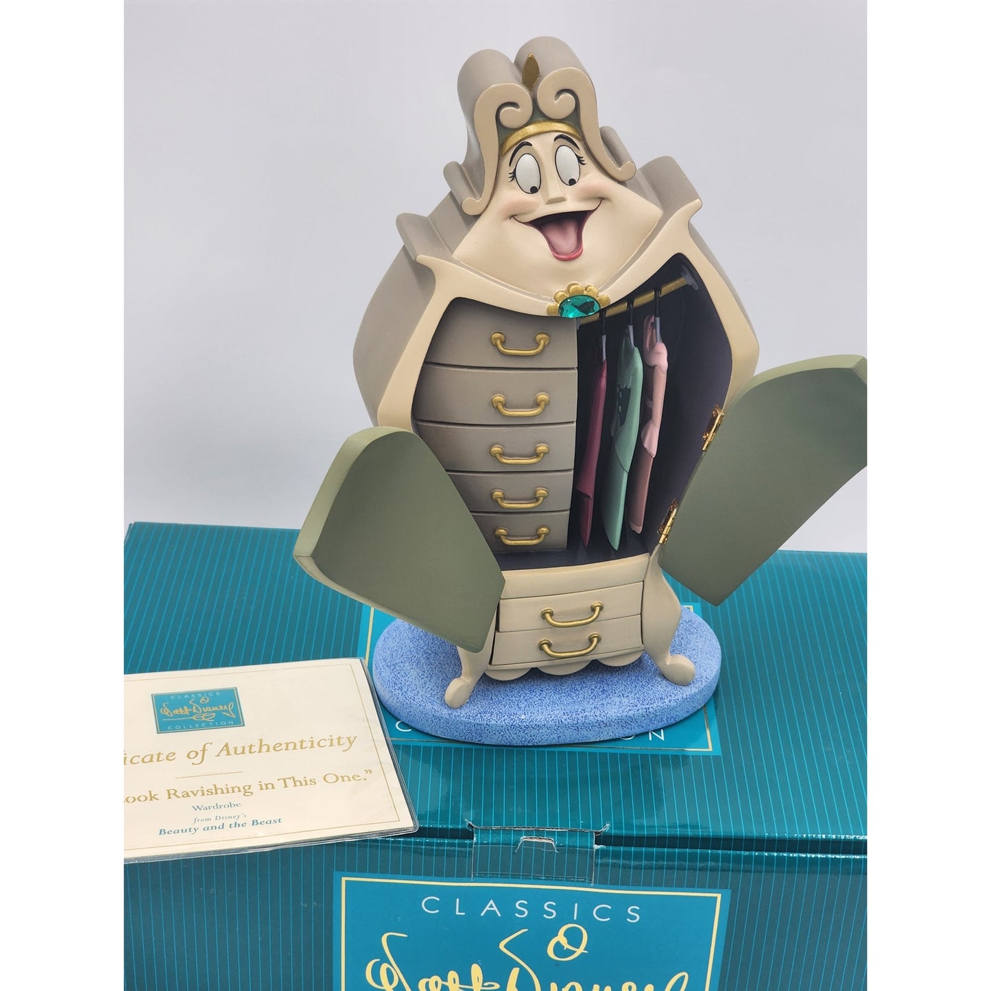 WDCC Beauty the Beast Wardrobe You’ll Look Ravishing in This One Dresses COA Box