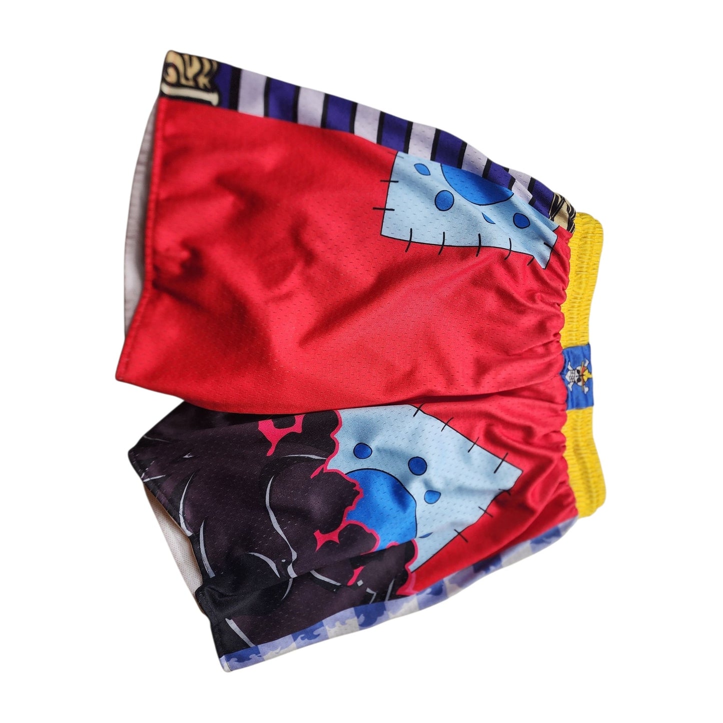 In The Lab Mens Small/Medium Basketball Shorts Graphic Print Mesh Activewear