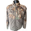 Magellan Outdoors Mens Large Realtree Edge Camo Zip Fleece Jacket Hunting Hiking