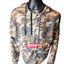 Carbon Savage Camo Pullover Windbreaker Hoodie Mens Large Womens XL Mesh Skater