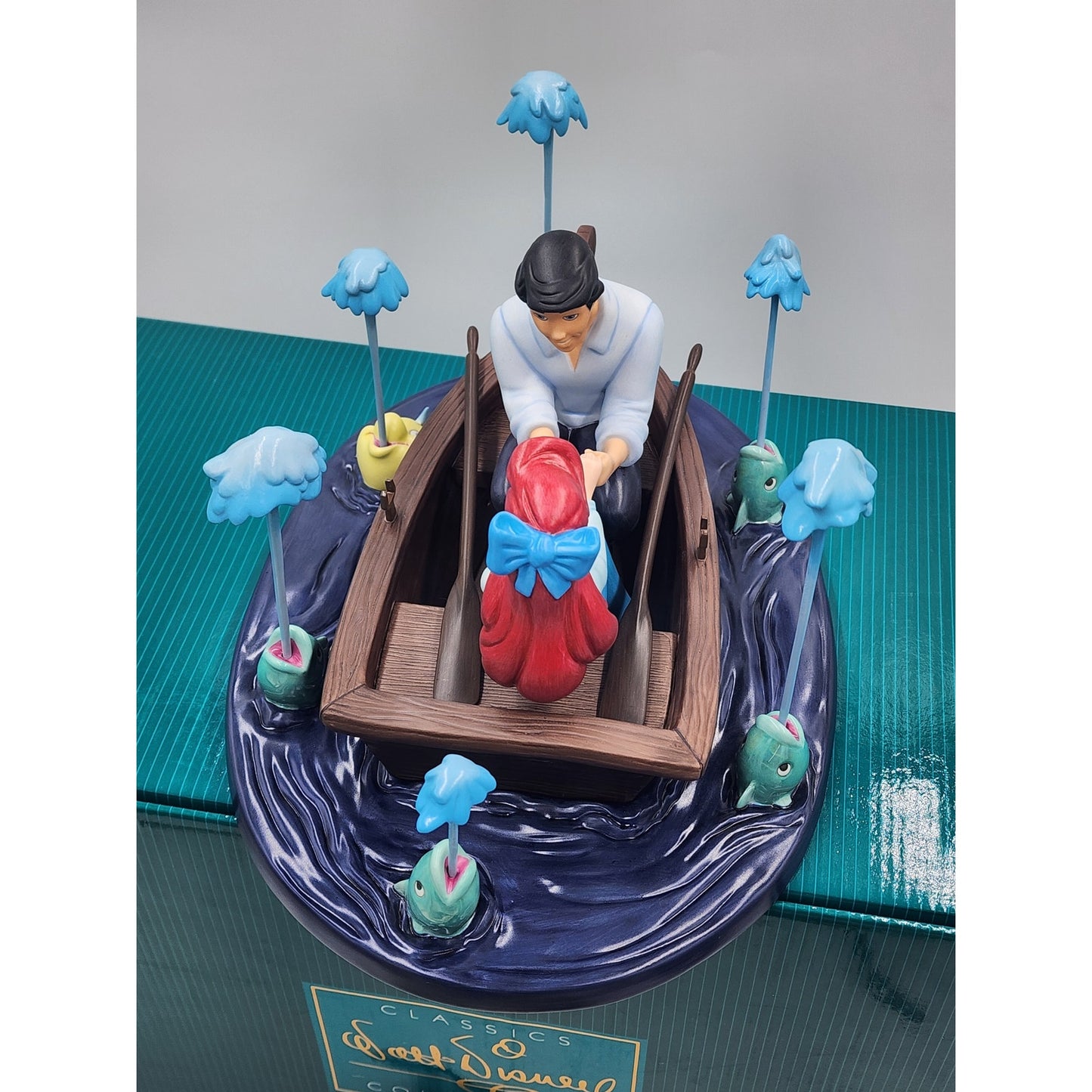 WDCC Little Mermaid Kiss the Girl Figurine Ariel Eric LE COA Box Vintage Disney