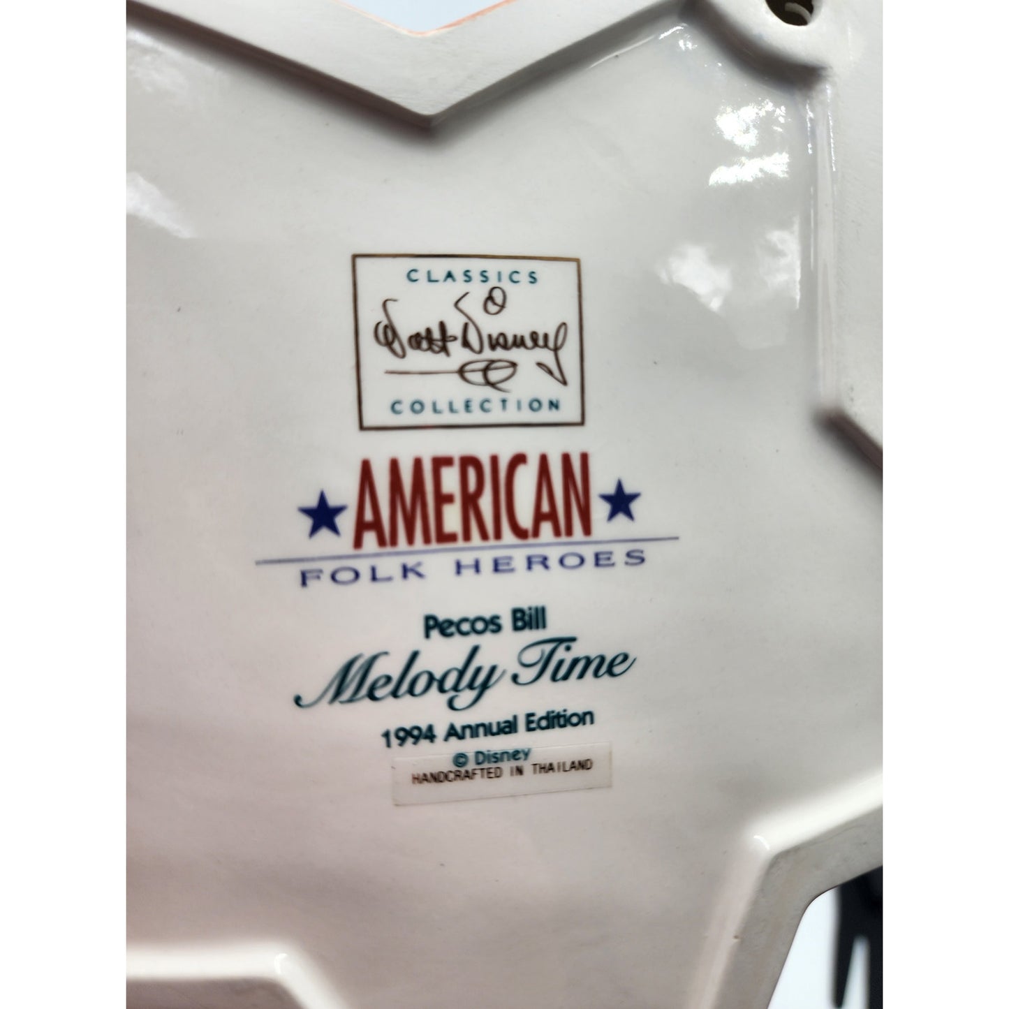 WDCC Pecos Bill Widowmaker Melody Time American Folk Heroes Disney Box COA