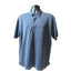 Tommy Bahama Polo Men XL Navy Blue Modal Short Sleeve Contrast Stitch Shirt Prep