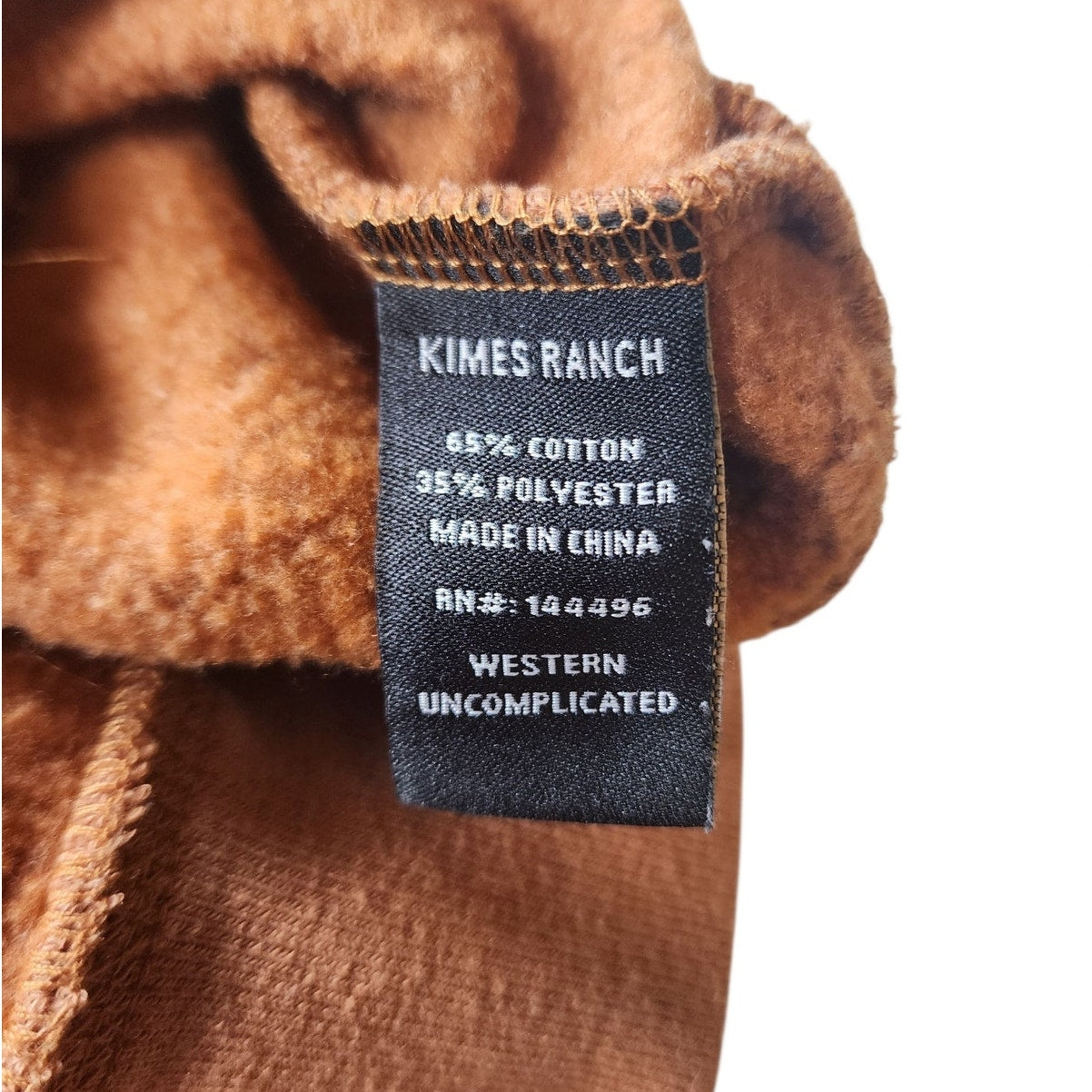 Kimes Ranch Hoodie Medium Sweatshirt Western Longhorn Pullover Ranch Kangaroo