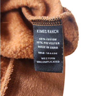 Kimes Ranch Hoodie Medium Sweatshirt Western Longhorn Pullover Ranch Kangaroo