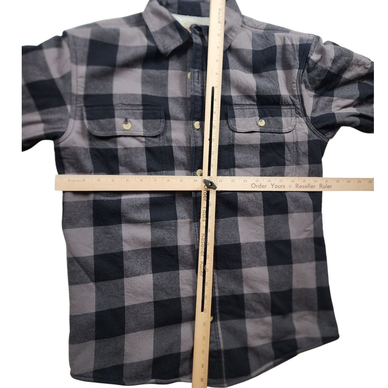 RedHead Fleece Plaid Flannel Jacket Shirt Men Medium Shacket Lumberjack Gorpcore