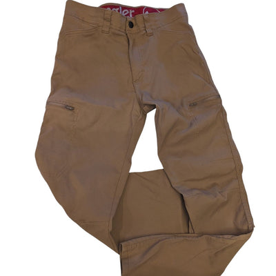 Wrangler Pants Mens 29x30 Outdoor Cargo Brown Workwear Utility Stretch Hiking