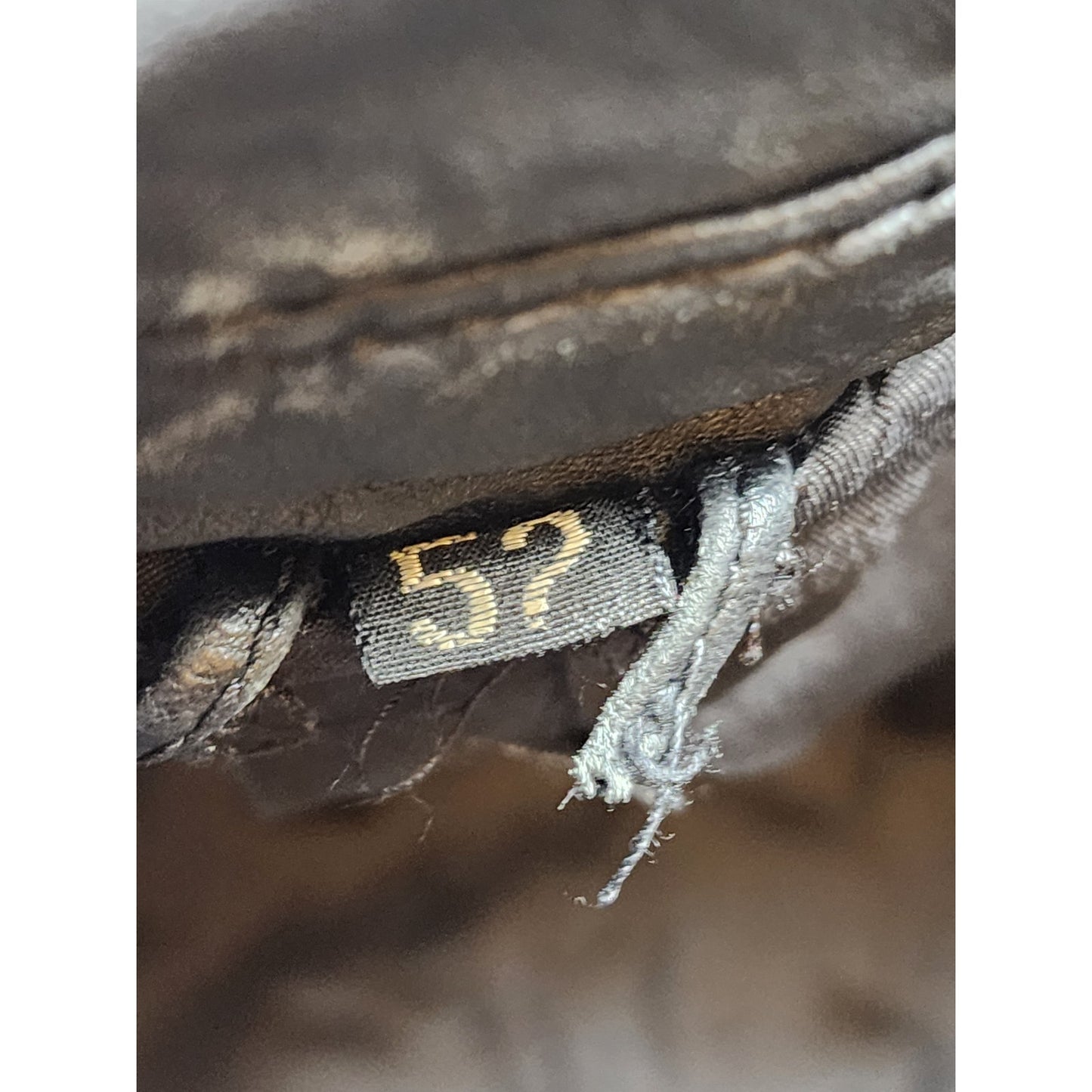 Petroff Leather Jacket Large 52 Zip Crinkle Bomber Vintage Moto Grunge 90s Y2K