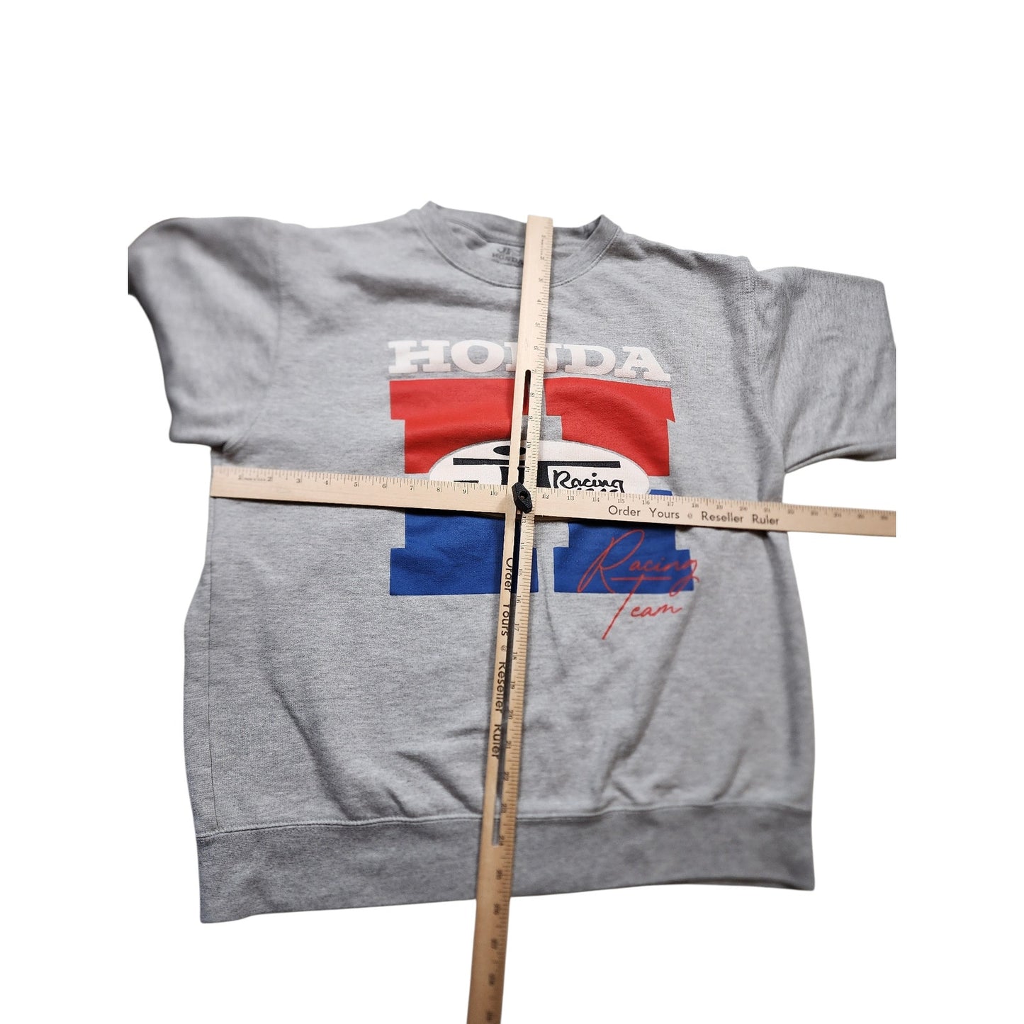 JT Racing Honda USA Crewneck Sweatshirt Mens Large Vintage Moto Pullover Y2K