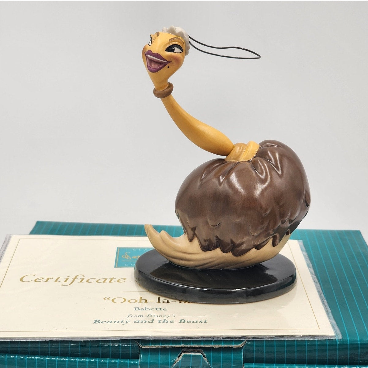 WDCC Babette from Beauty and the Beast Figurine Ooh-la-la Disney Box COA Retired