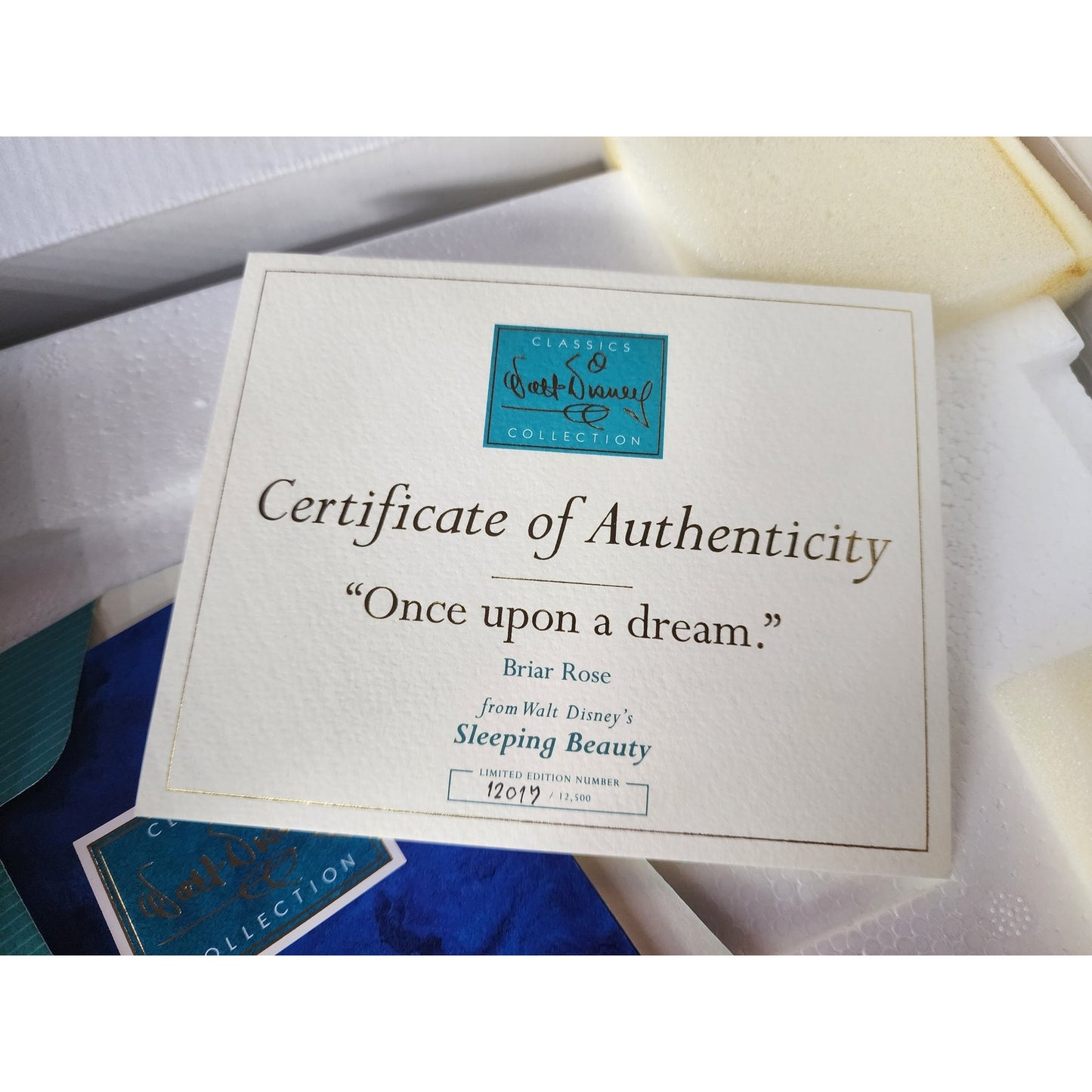 WDCC Sleeping Beauty Once Upon a Dream LE Figurine Animals COA Box Vintage