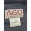 AGO All Game Outfitters Mens XL Full Zip Fleece Jacket Black Gorpcore Sweatshirt
