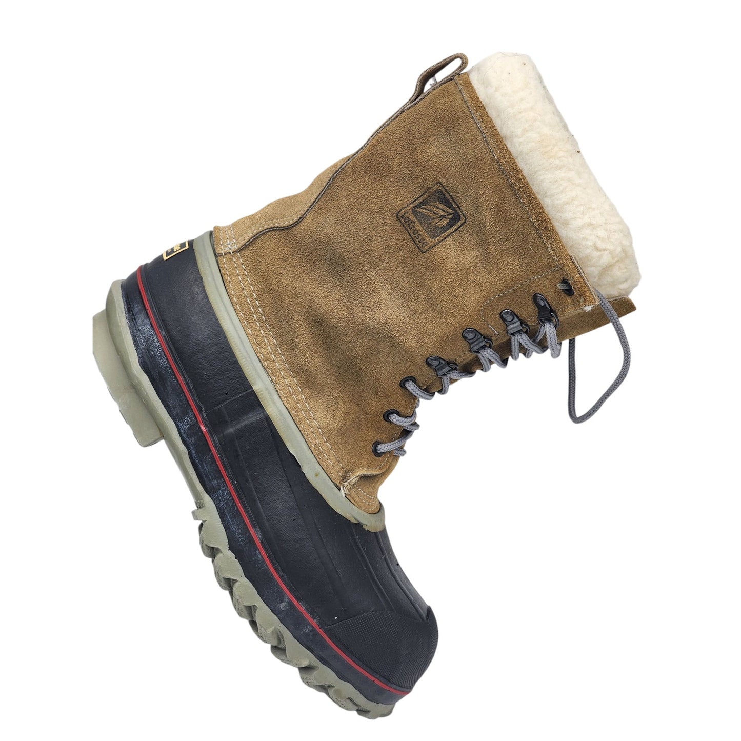 LaCrosse Boots Mens 10 Winter Duck Snow USA Insulated Heavy Duty Sherpa Lining