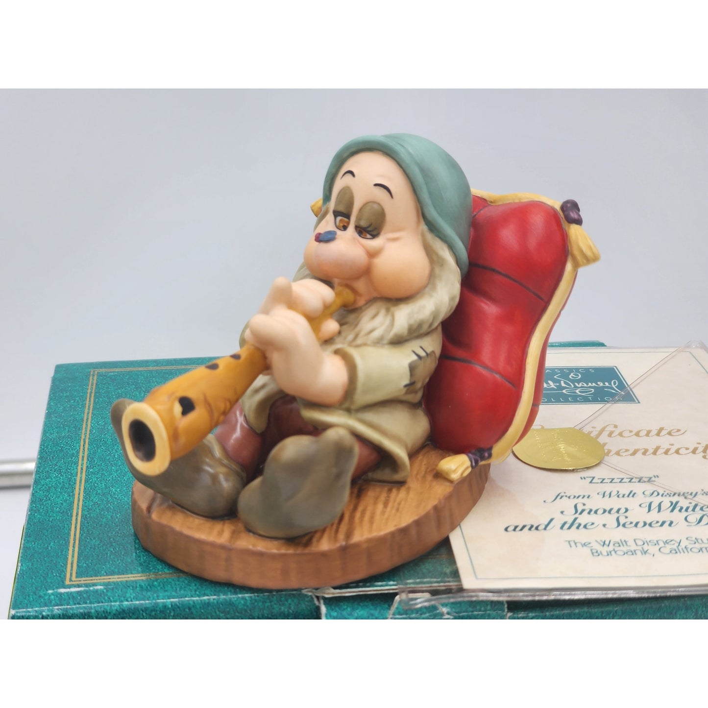 WDCC Sleepy “Zzzzzzz” Figurine Snow White Seven Dwarfs Disney Retired Box COA