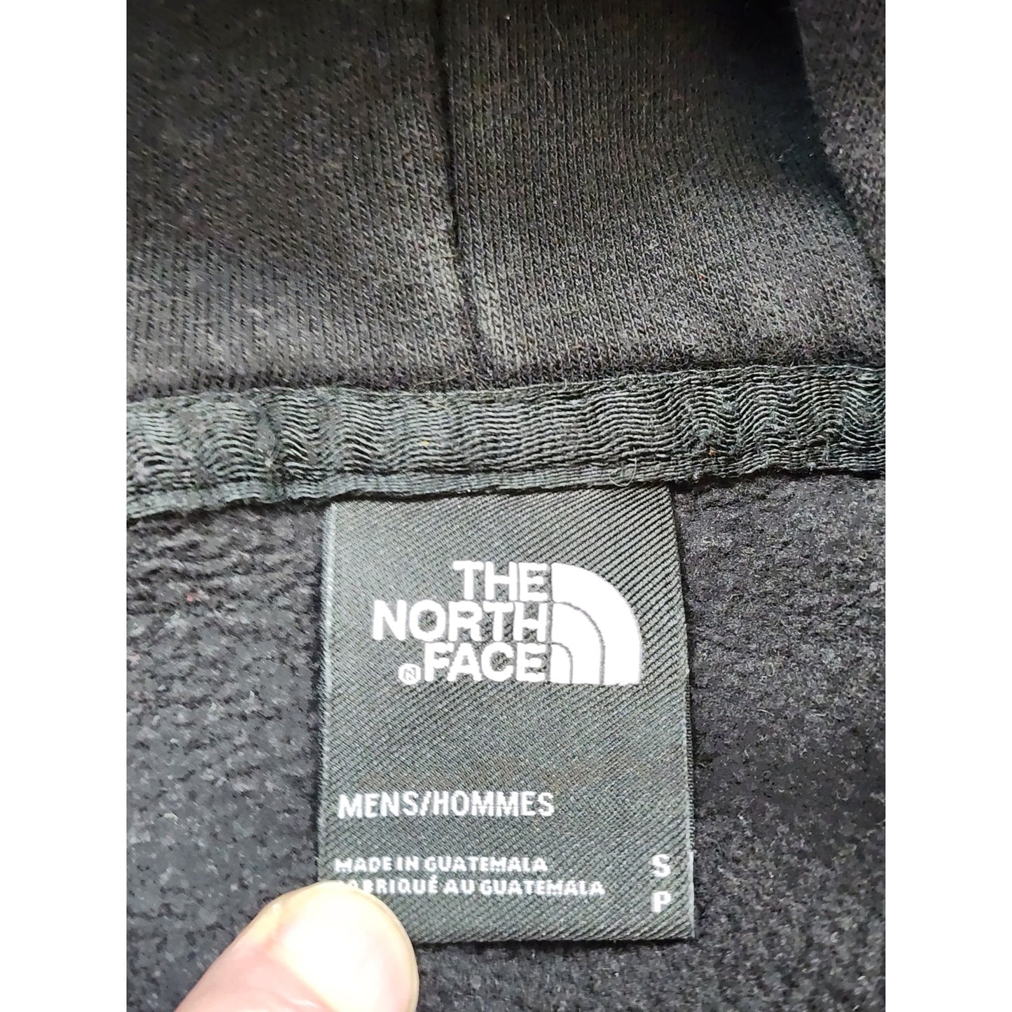 North Face Hoodie Mens Small Womens Medium Bear Graphic Pullover Sweatshirt Y2K
