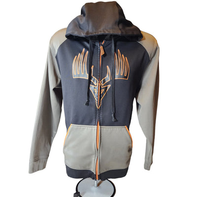 Legendary Whitetails Hoodie Mens Medium Pullover Full Zip Sweatshirt Hunting