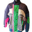 DTU Pink Colorblock Jacket M Oversized XL Quilted Patchwork Bomber Retro Street