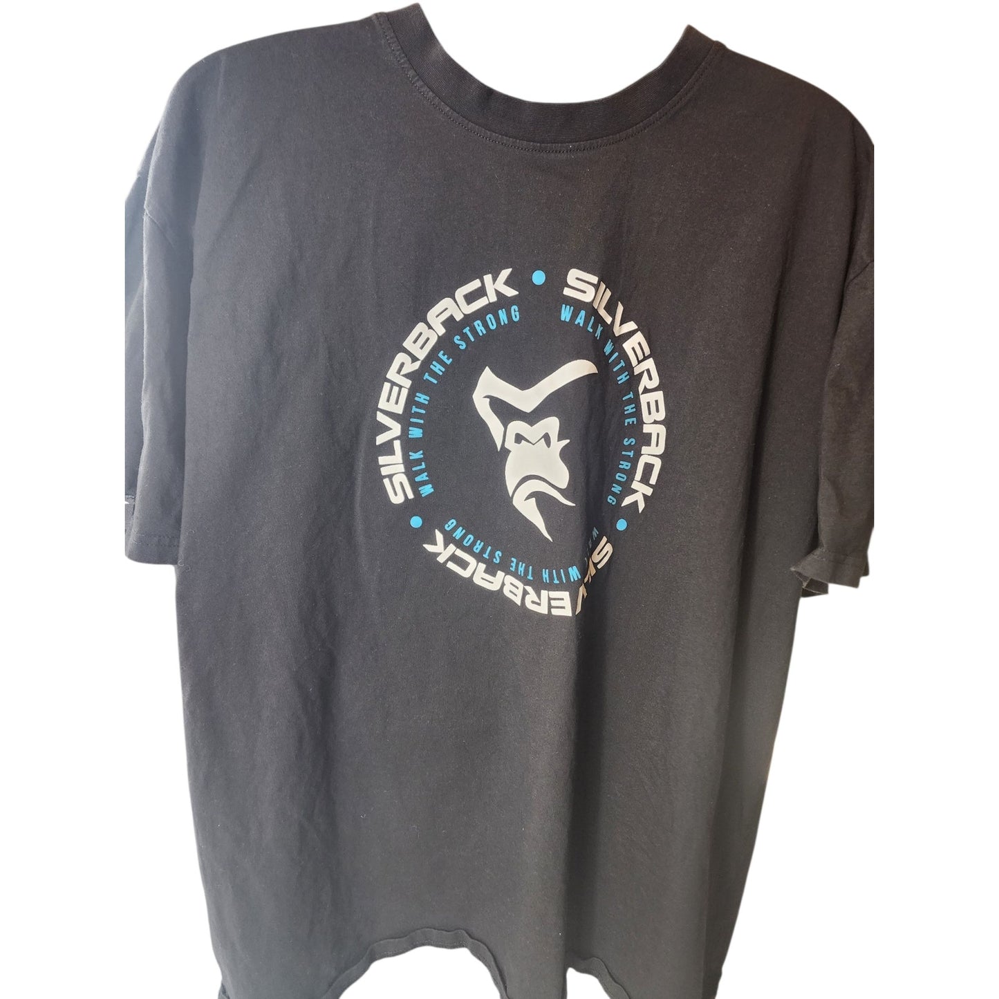 Silverback Gorilla Graphic T Shirt 4XL Never Back Down Walk Strong Gym Fitness