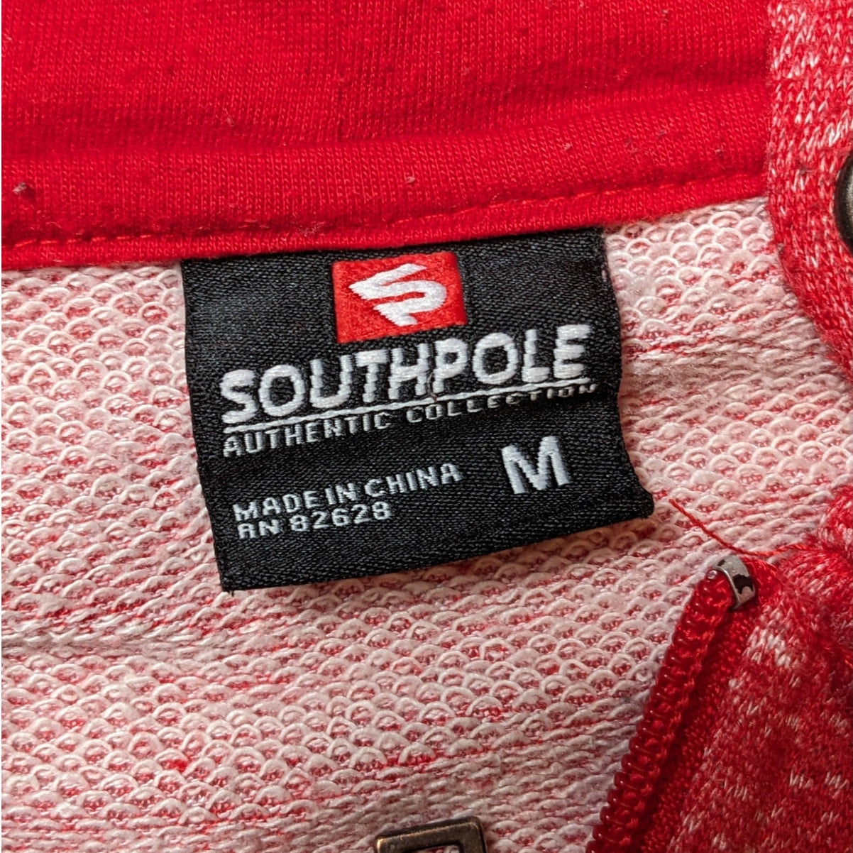 Southpole Hoodie Mens Medium Zip Hooded Sweatshirt Kangaroo Pocket Streetwear